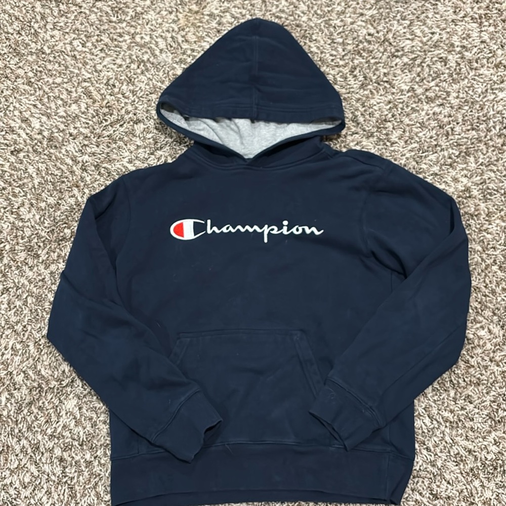 Boys Champion hooded fleece sweatshirt - youth L